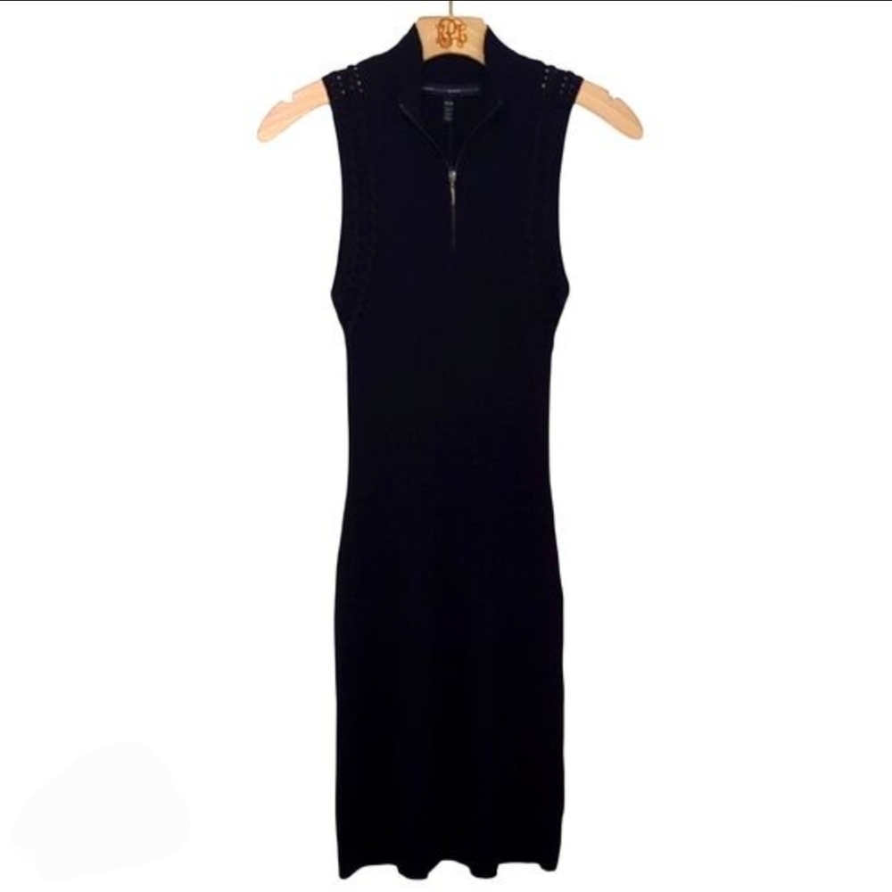White House Black Market Sleeveless Knit Dress: Size XXS - Picture 2 of 2